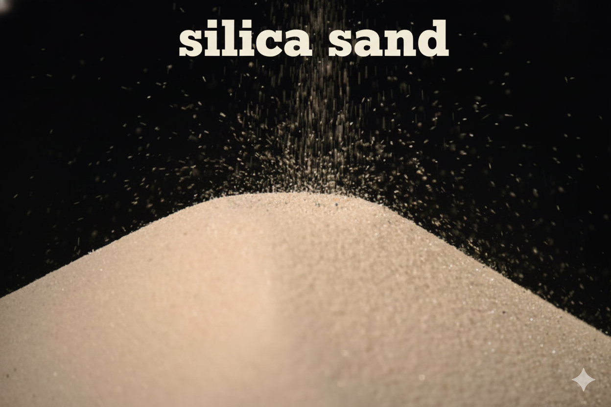 silica sand
